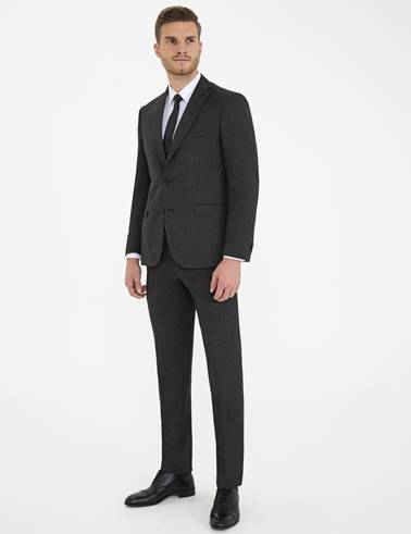 Siyah Slim Fit Takım Elbise