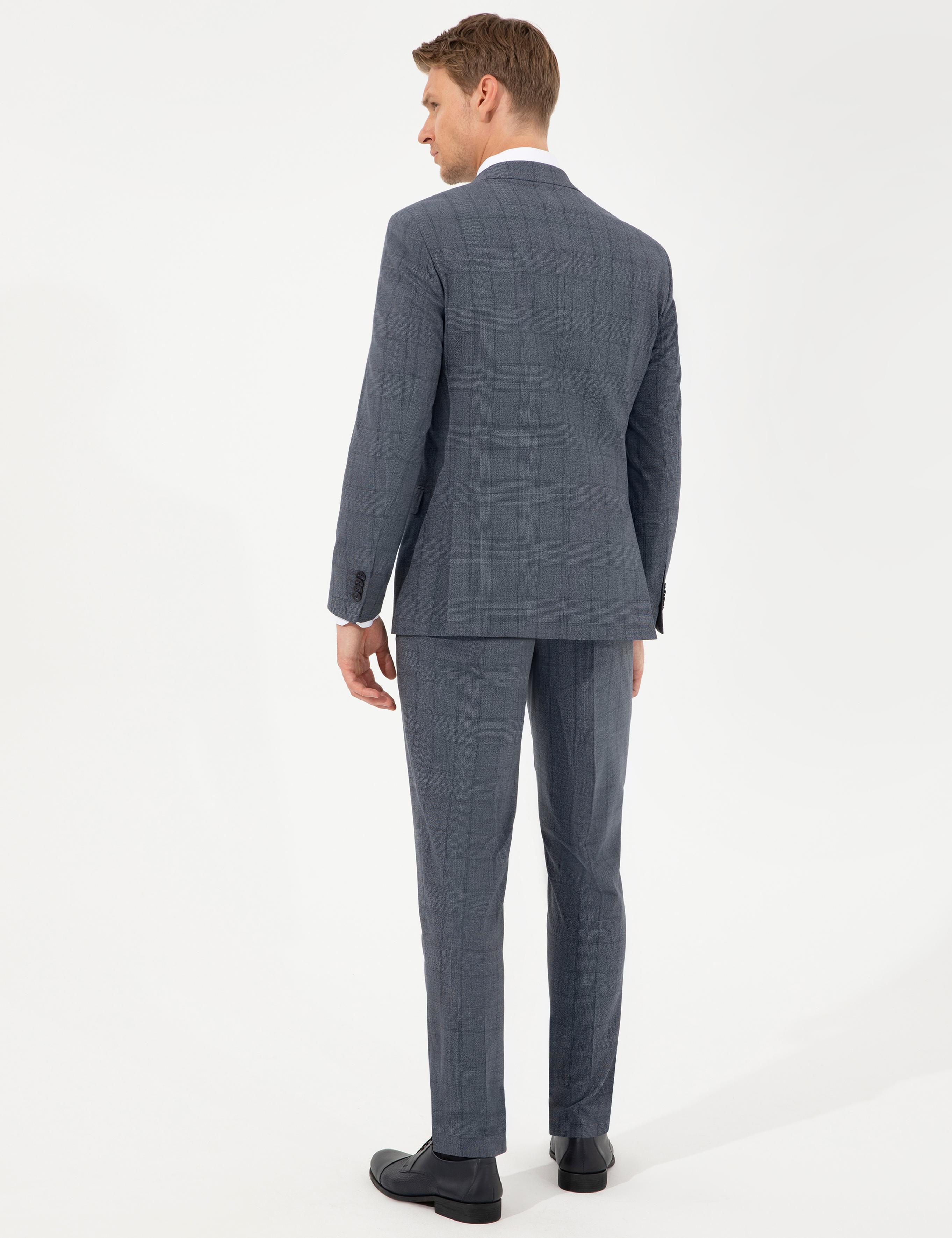 Açık Lacivert Ex. Slim Fit Takım Elbise