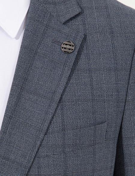 Açık Lacivert Ex. Slim Fit Takım Elbise - 50249266005