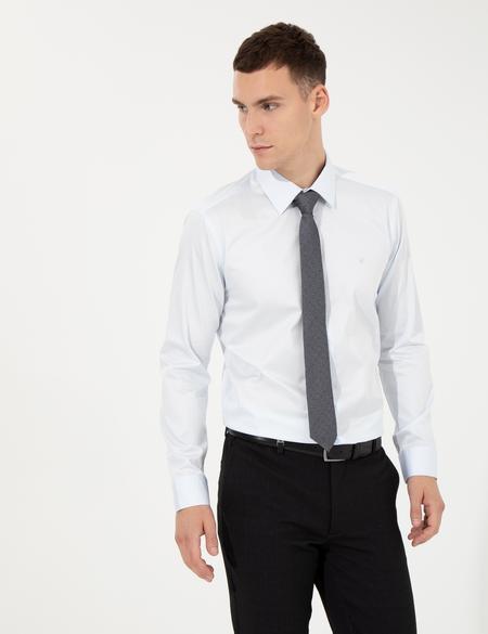 Açık Mavi Slim Fit Uzun Kollu Klasik Gömlek - 50251166021