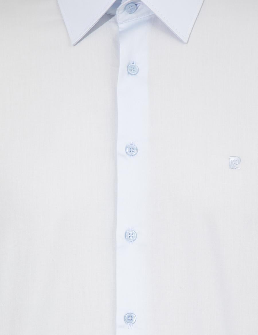 Açık Mavi Slim Fit Uzun Kollu Klasik Gömlek