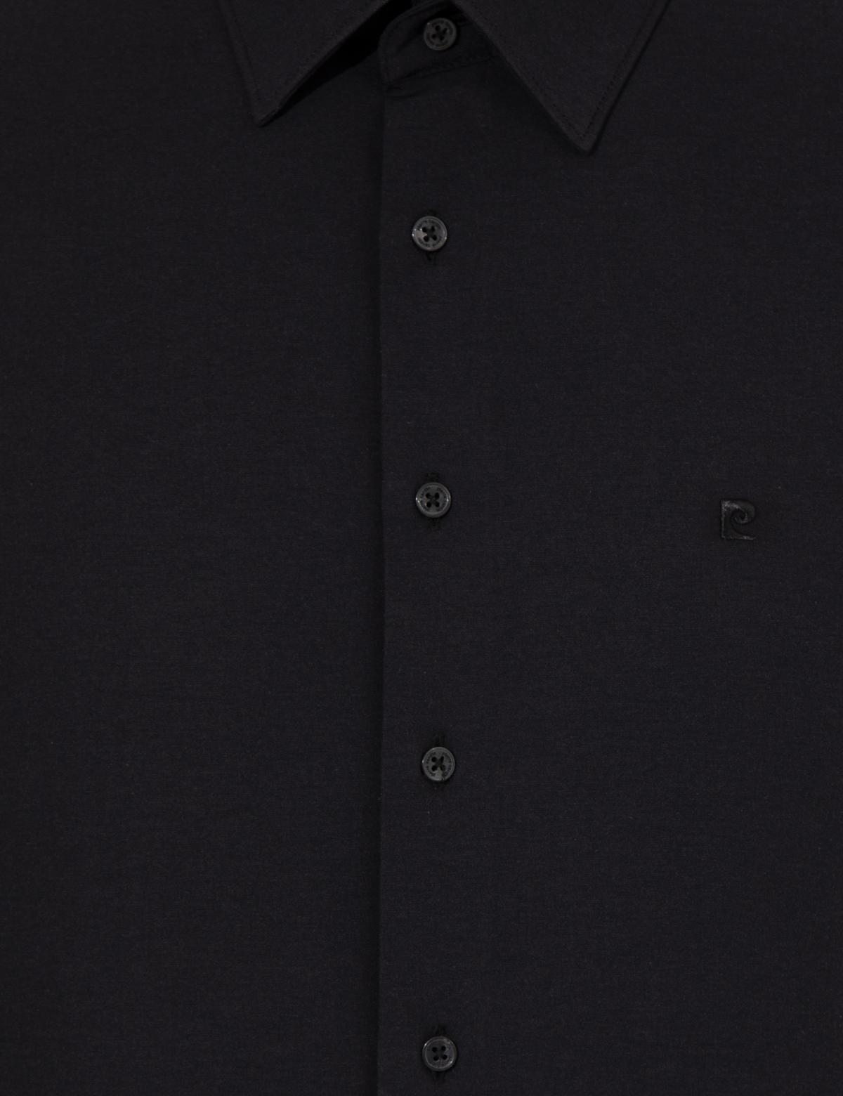 Siyah Slim Fit Uzun Kollu Klasik Gömlek - 50258995045