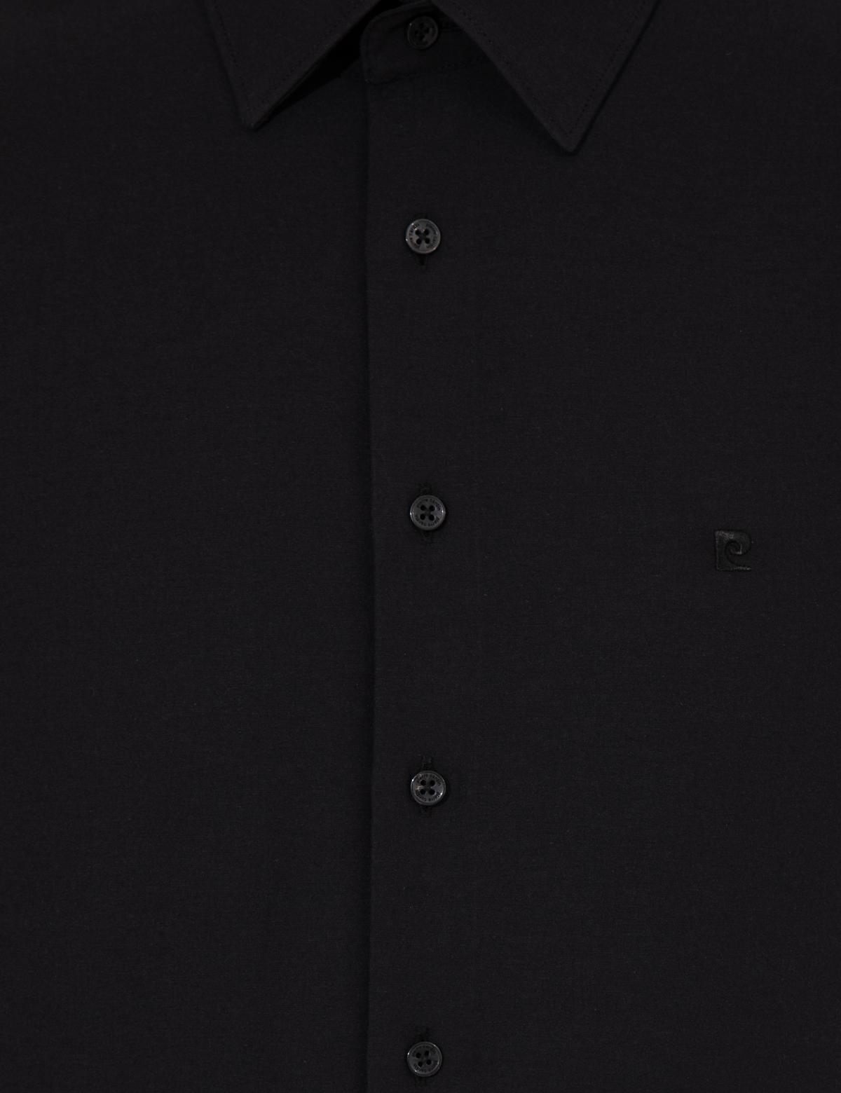Siyah Regular Fit Uzun Kollu Klasik Gömlek - 50258982020