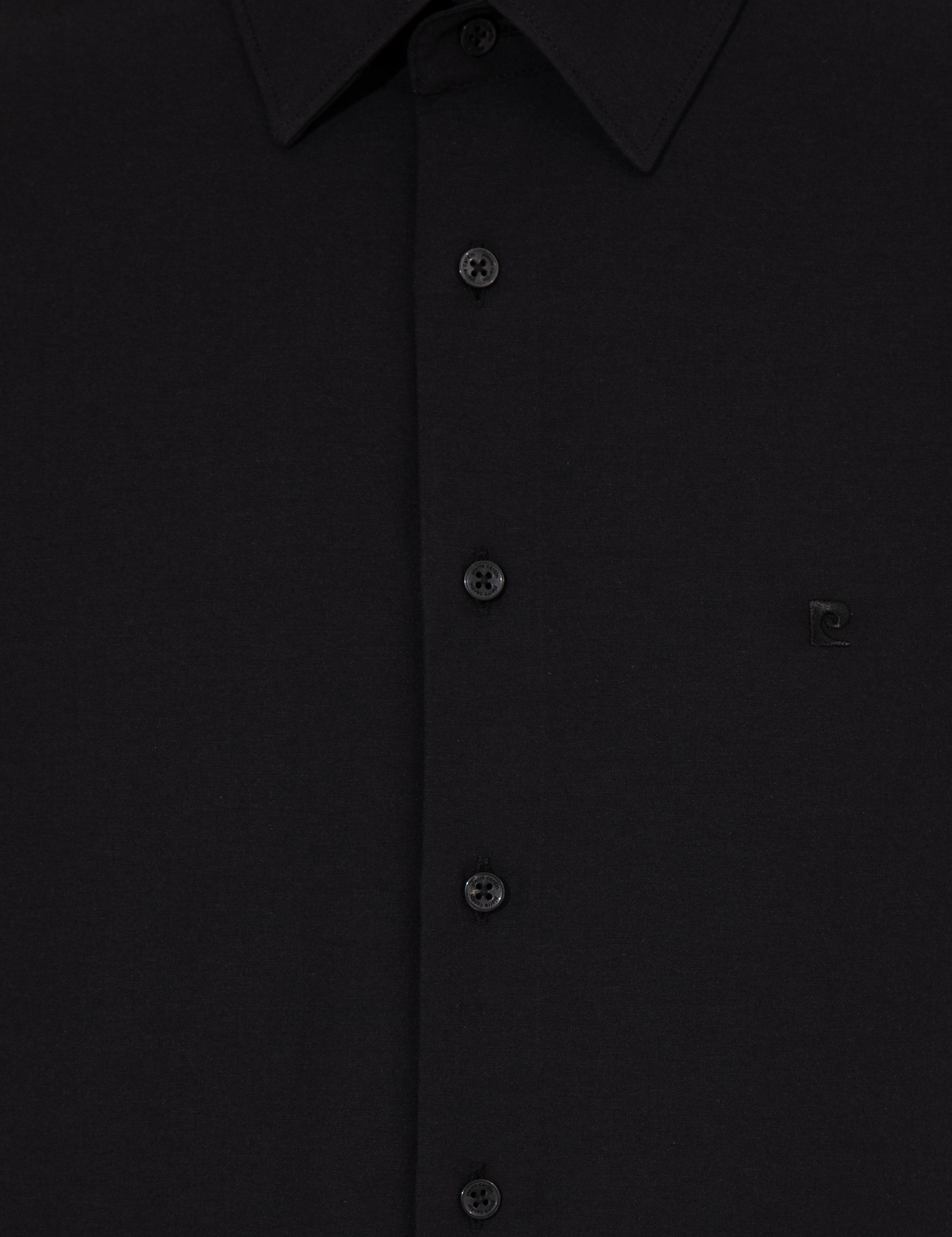 Siyah Regular Fit Uzun Kollu Klasik Gömlek
