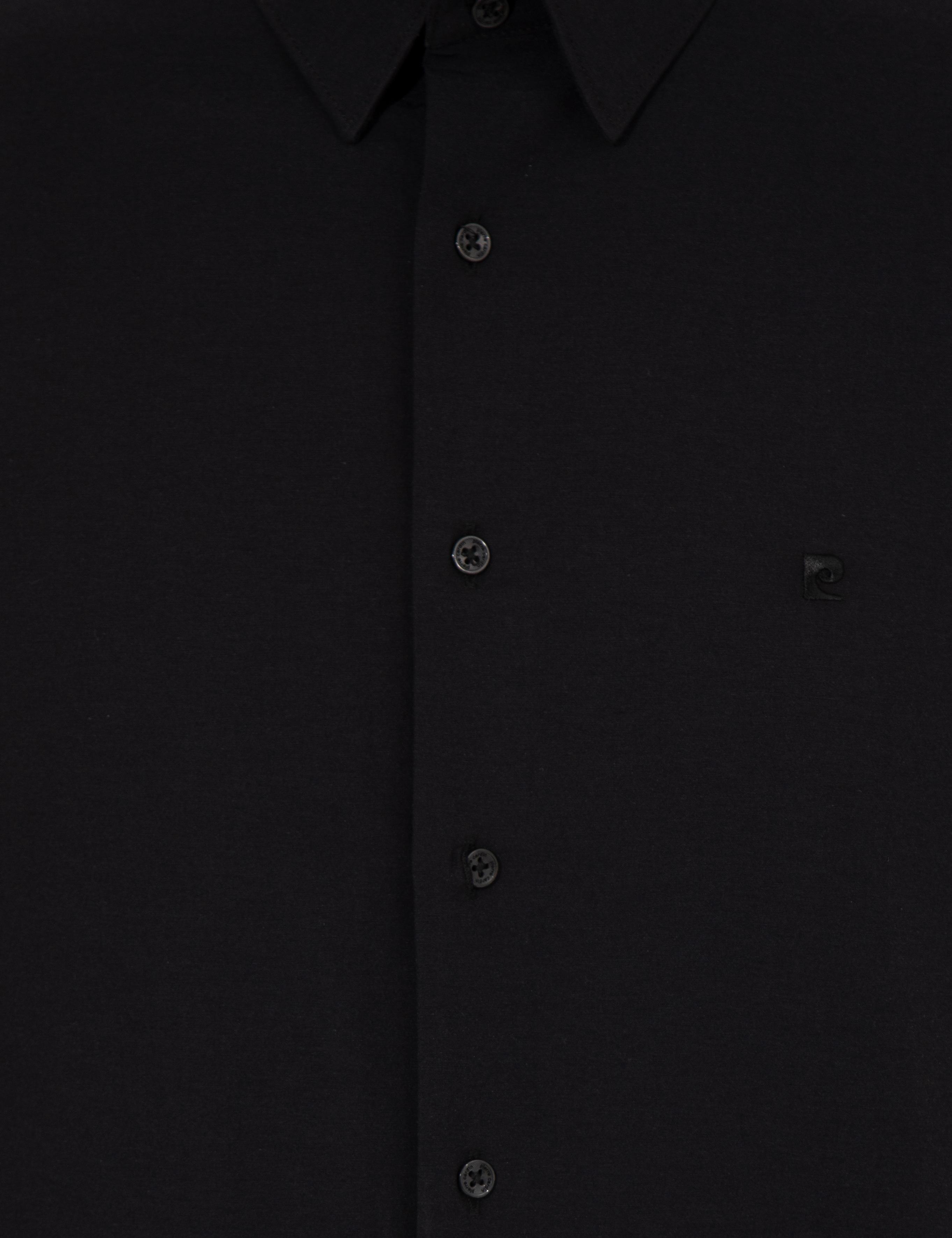 Siyah Slim Fit Uzun Kollu Klasik Gömlek