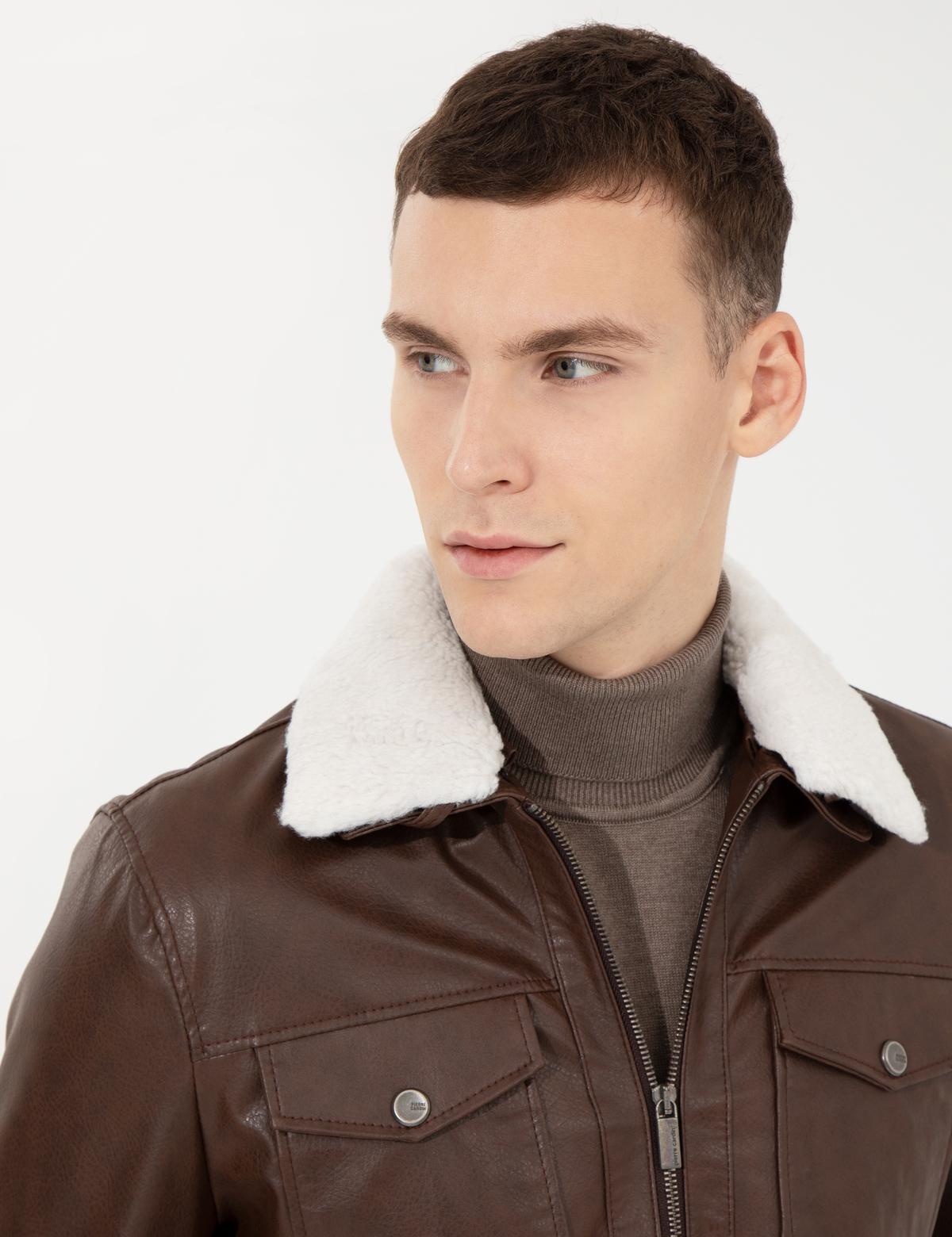 Camel Deri Ceket - 50262422024