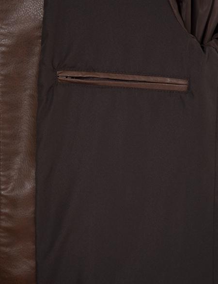 Camel Deri Ceket - 50262422024