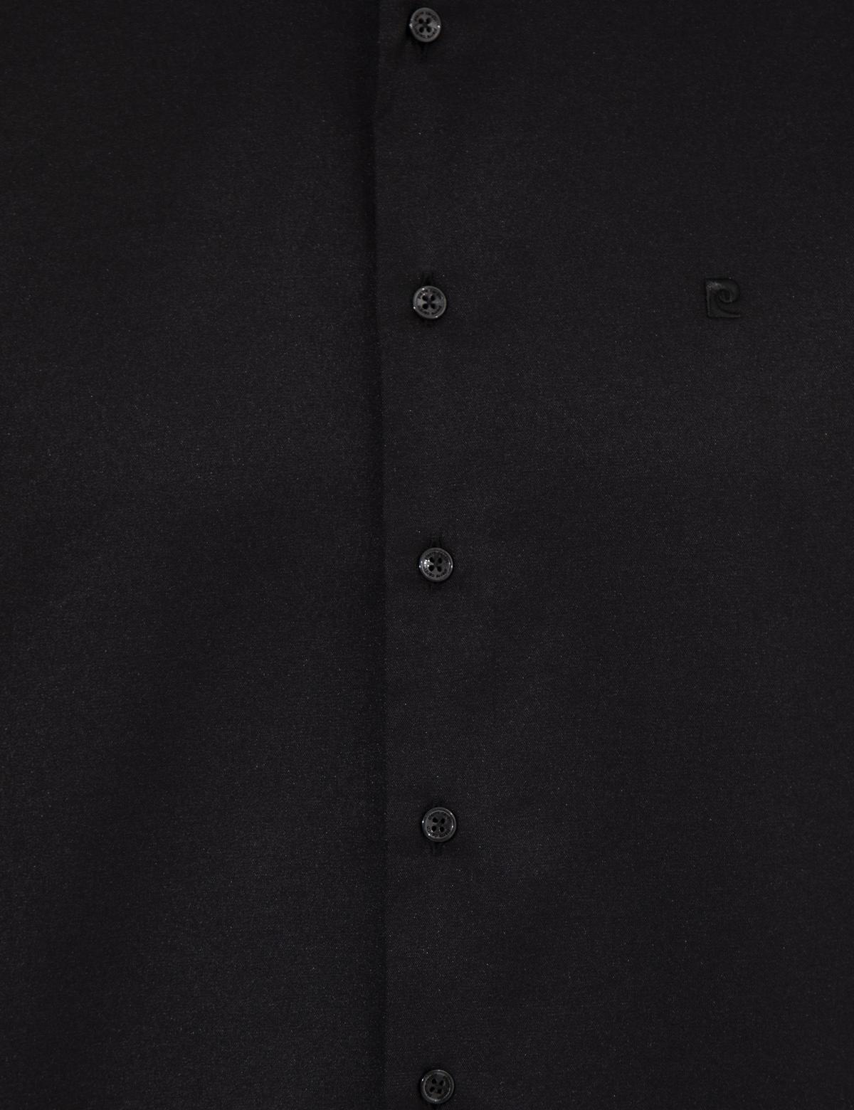 Siyah Slim Fit Uzun Kollu Klasik Gömlek - 50258918025