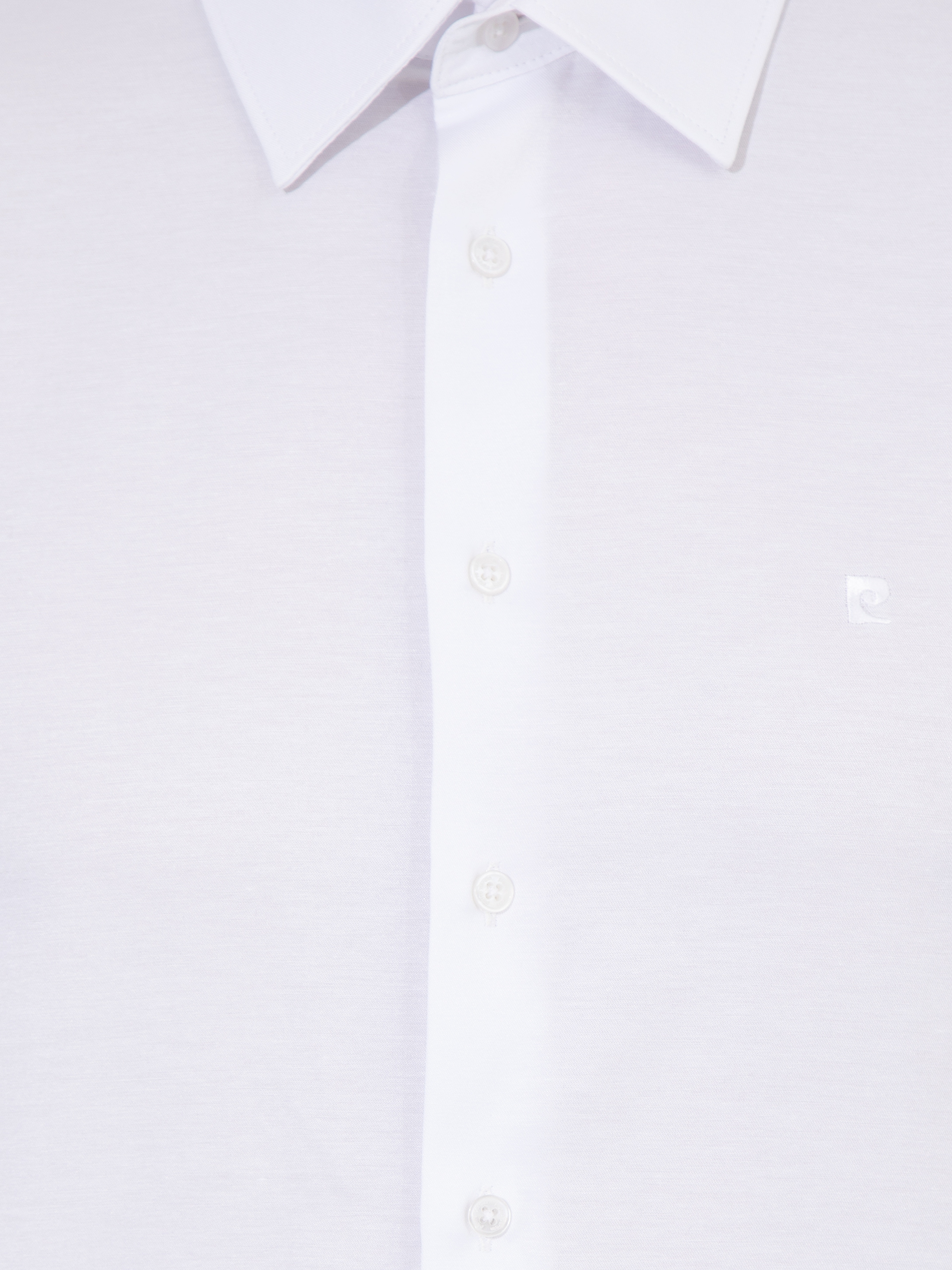 Beyaz Slim Fit Uzun Kollu Klasik Gömlek - Image 6