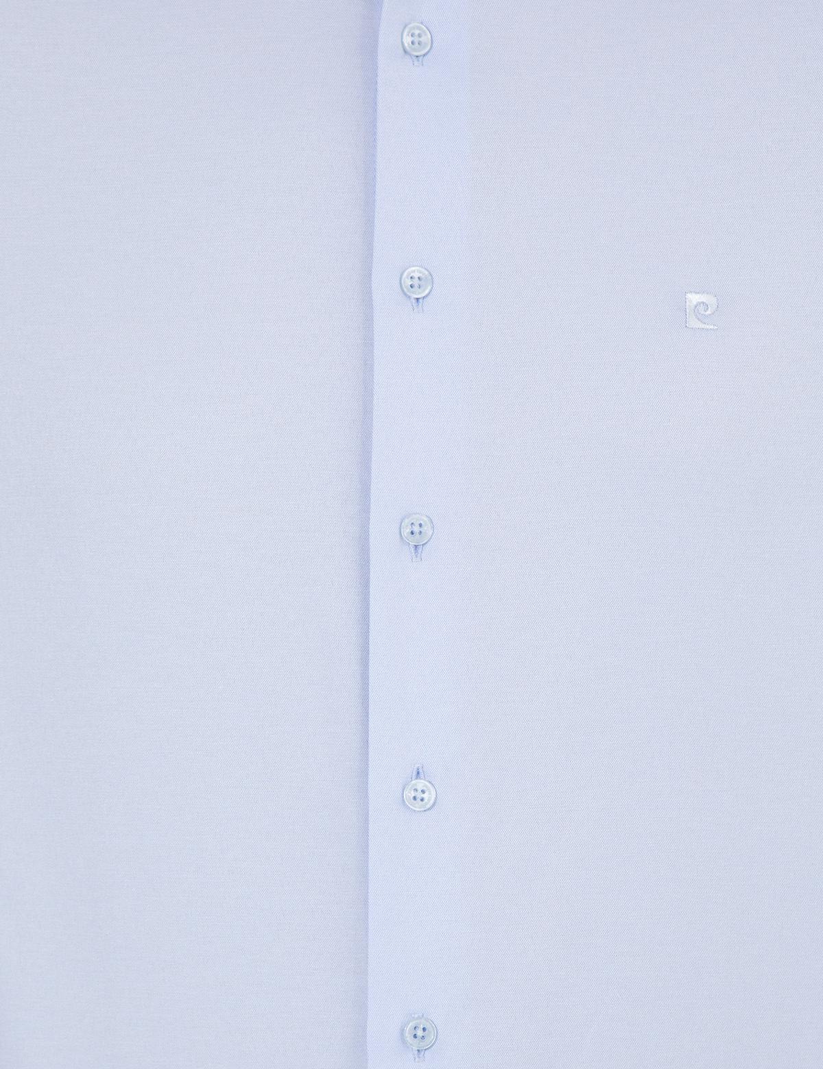 Açık Mavi Slim Fit Uzun Kollu Klasik Gömlek - 50258918033