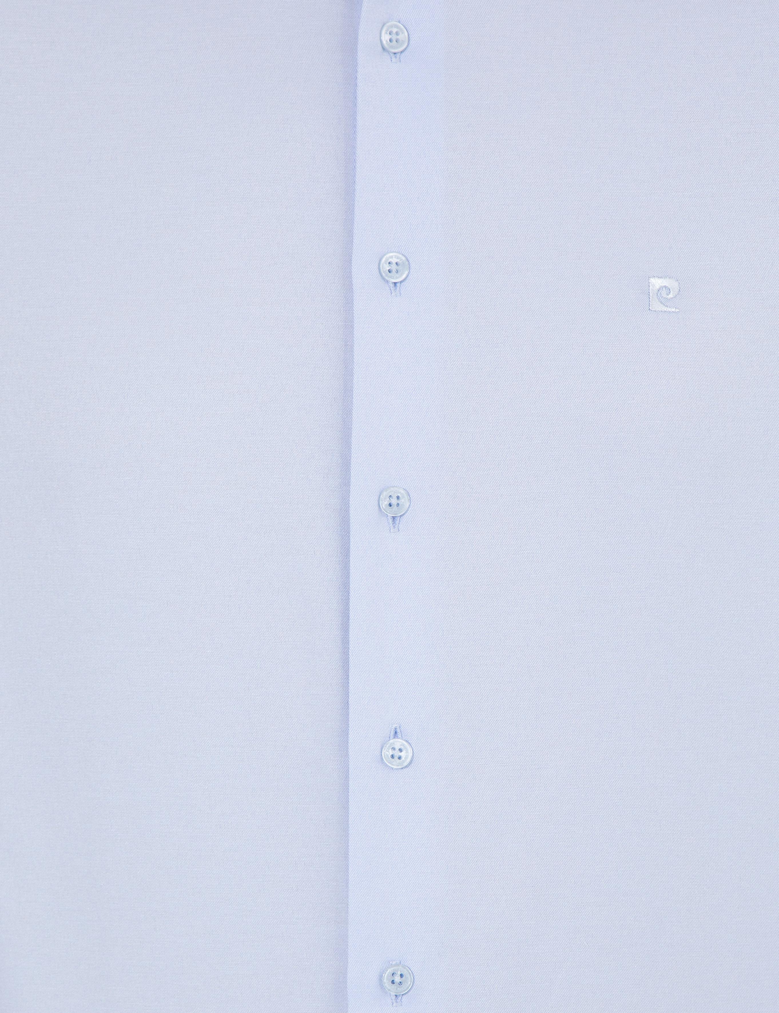 Açık Mavi Slim Fit Uzun Kollu Klasik Gömlek