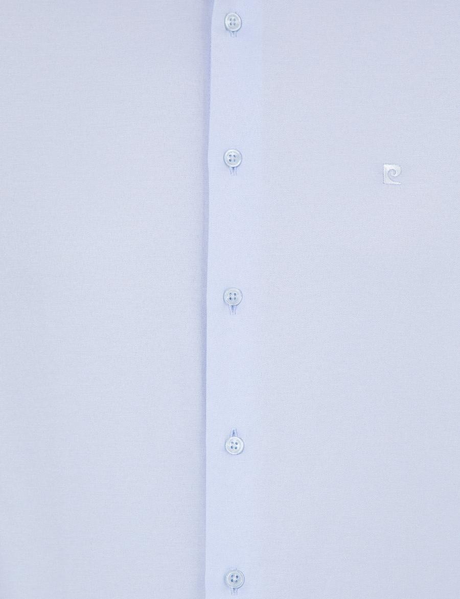 Açık Mavi Slim Fit Uzun Kollu Klasik Gömlek