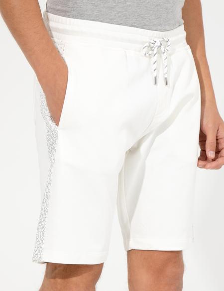 Ekru Slim Fit Örme Şort - 50250235009