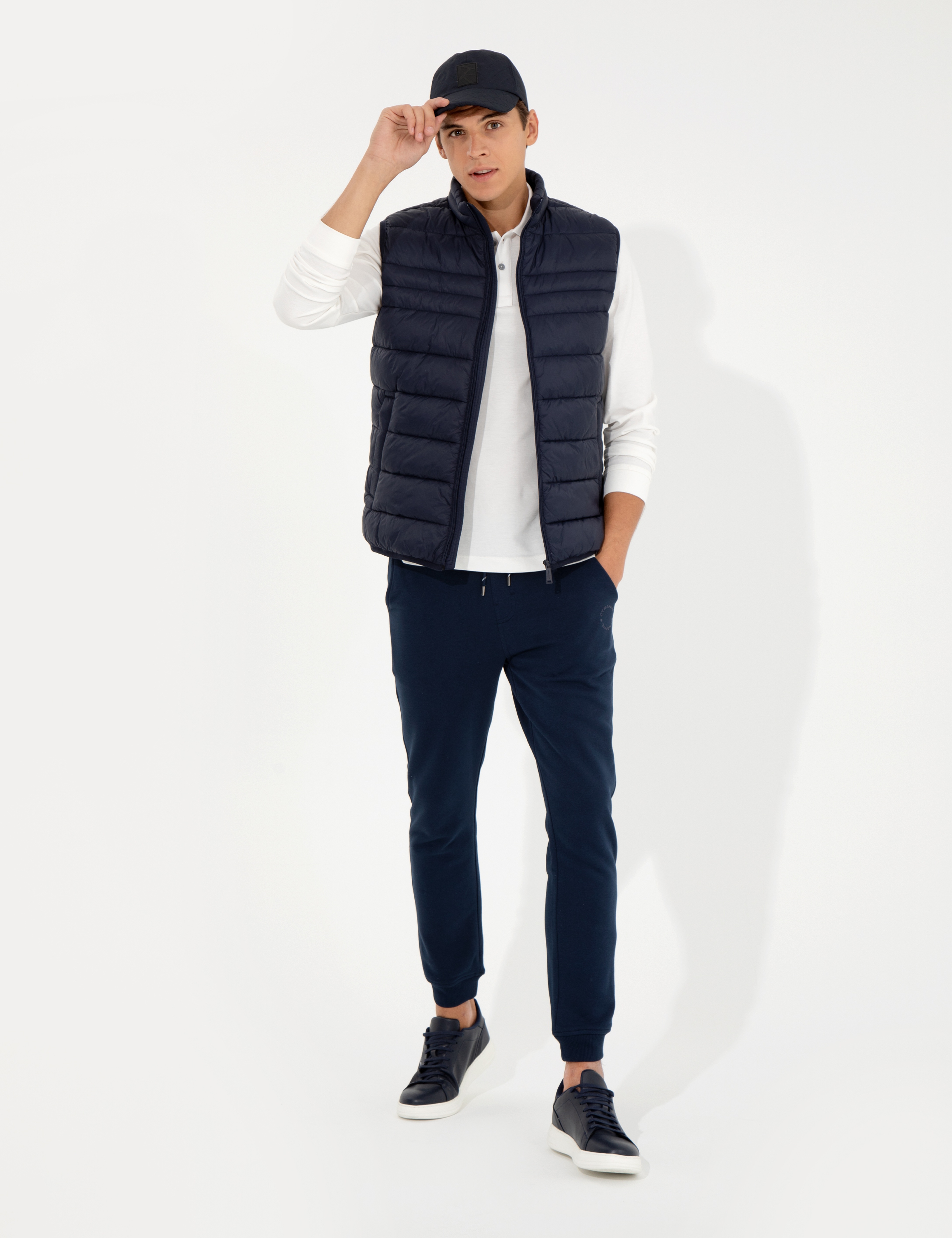 Lacivert Slim Fit Eşofman Altı - Image 3