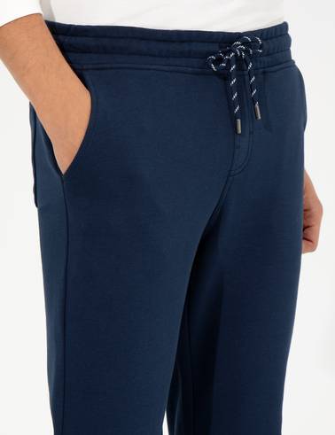 Lacivert Slim Fit Eşofman Altı
