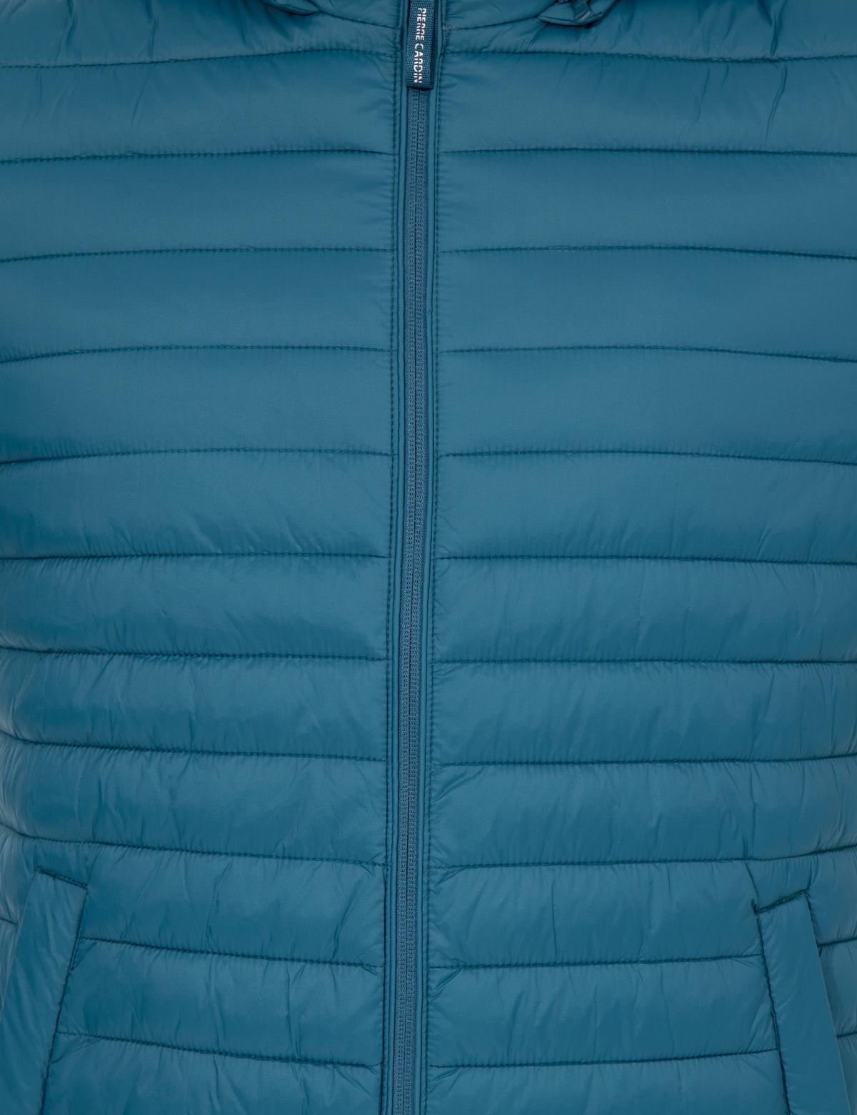 Petrol Kapişonlu Baharlık Mevsimlik Mont - 50254631062