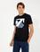 Siyah Slim Fit Bisiklet Yaka Tişört