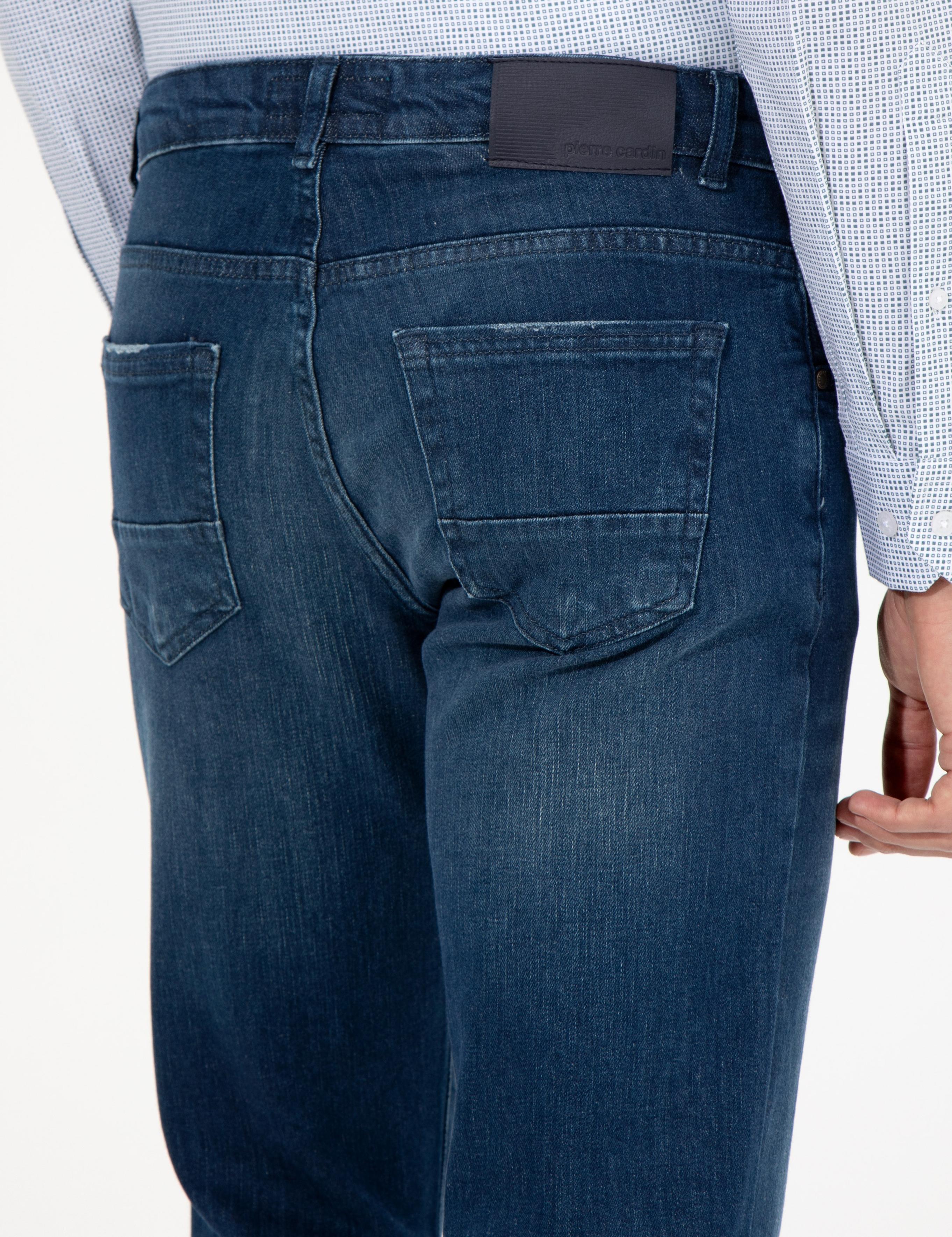 İndigo Straight Fit Jean Pantolon