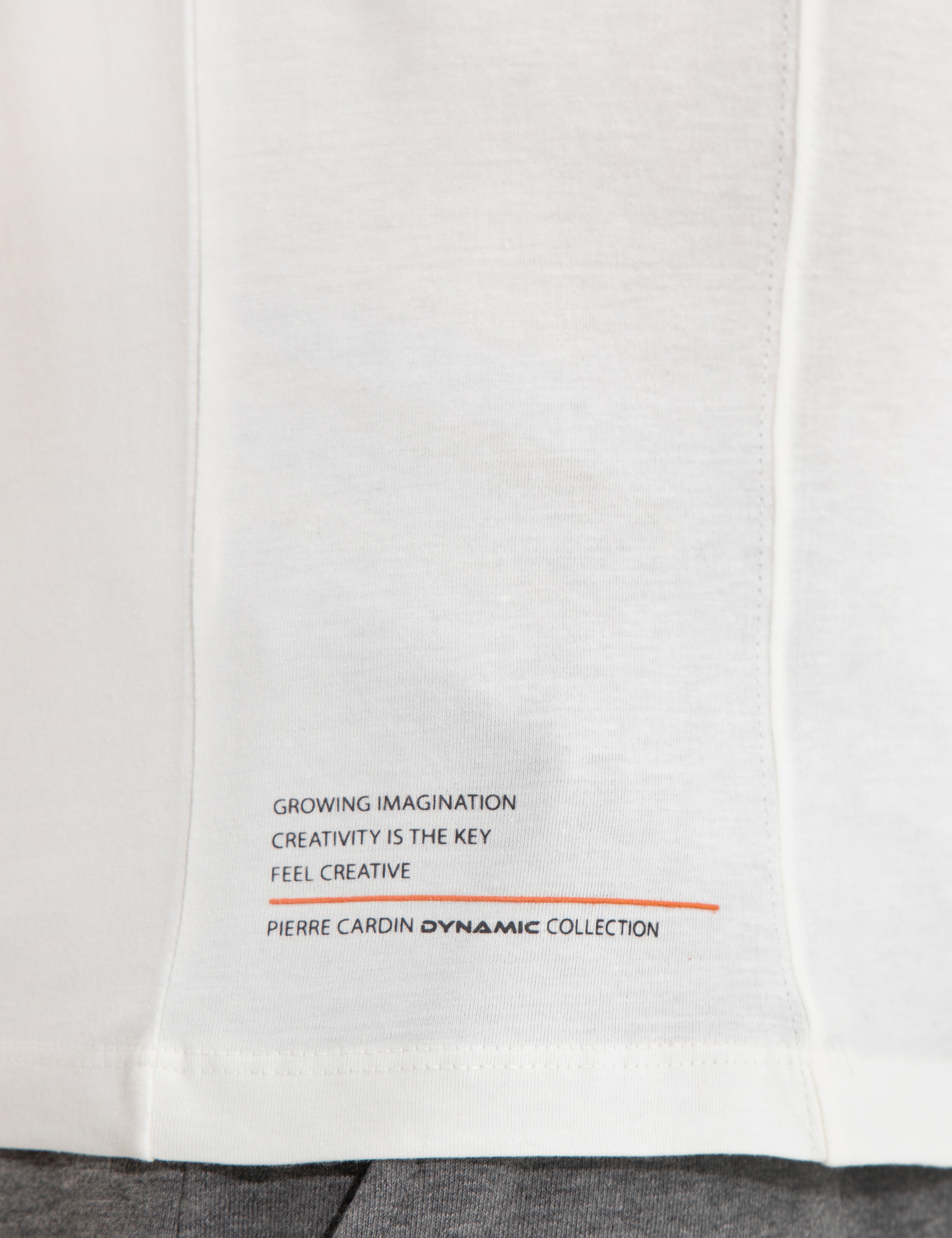 Ekru Slim Fit Bisiklet Yaka Tişört - Image 7