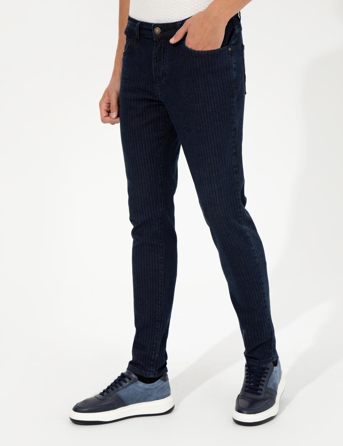 Lacivert Slim Fit Jean Pantolon - 50259688011