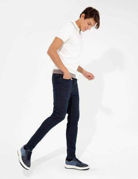 Lacivert Slim Fit Jean Pantolon - 50259688011