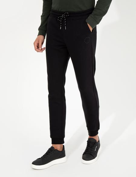 Siyah Slim Fit Eşofman Altı - 50258659014