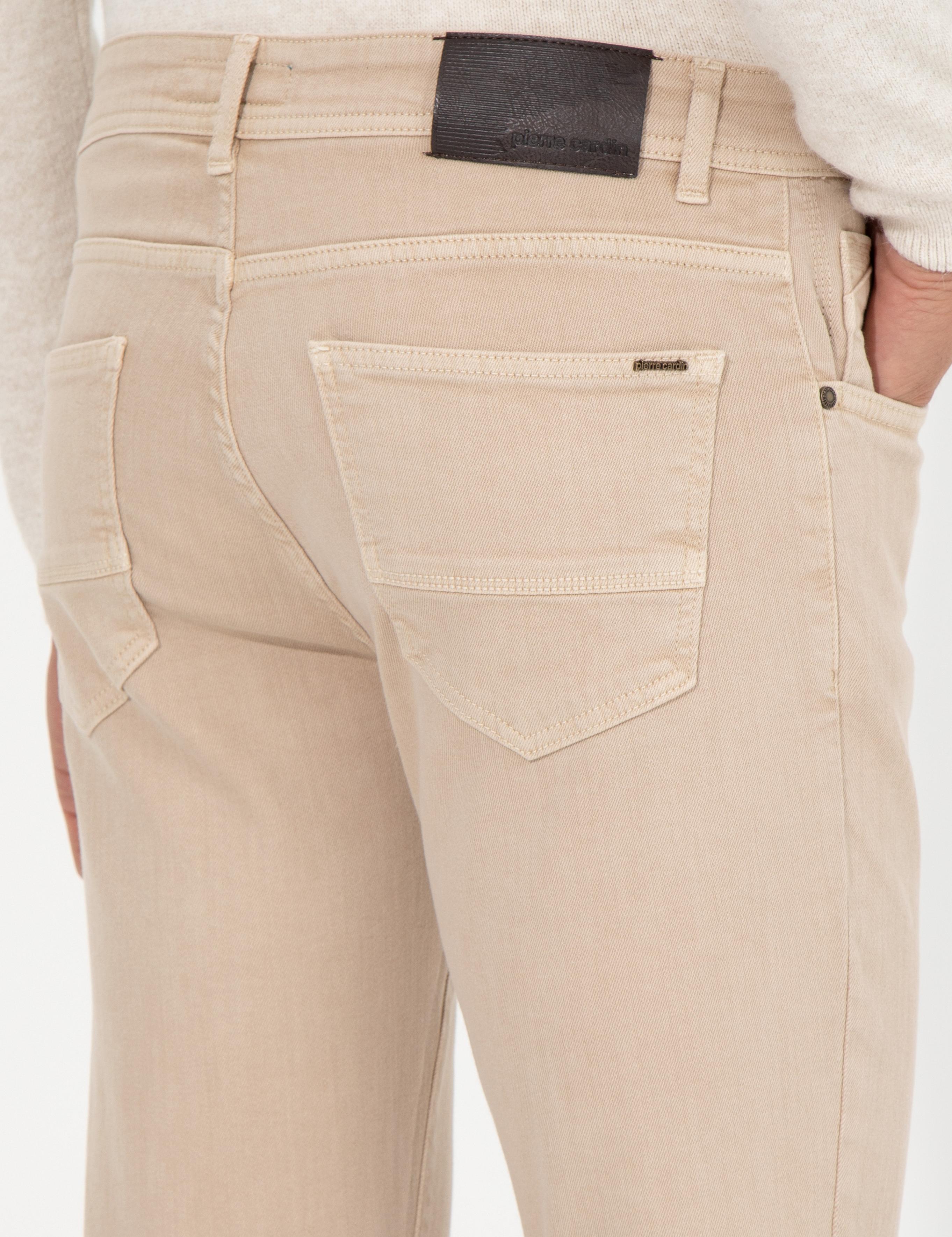 Bej Slim Fit Jean Pantolon