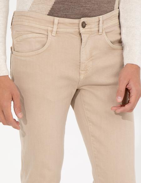 Bej Slim Fit Jean Pantolon - 50261172036