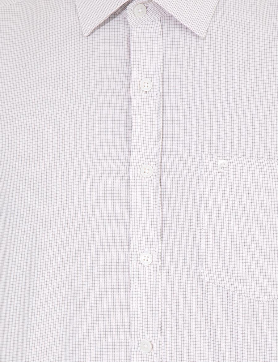 Bej Regular Fit Kısa Kollu Gömlek