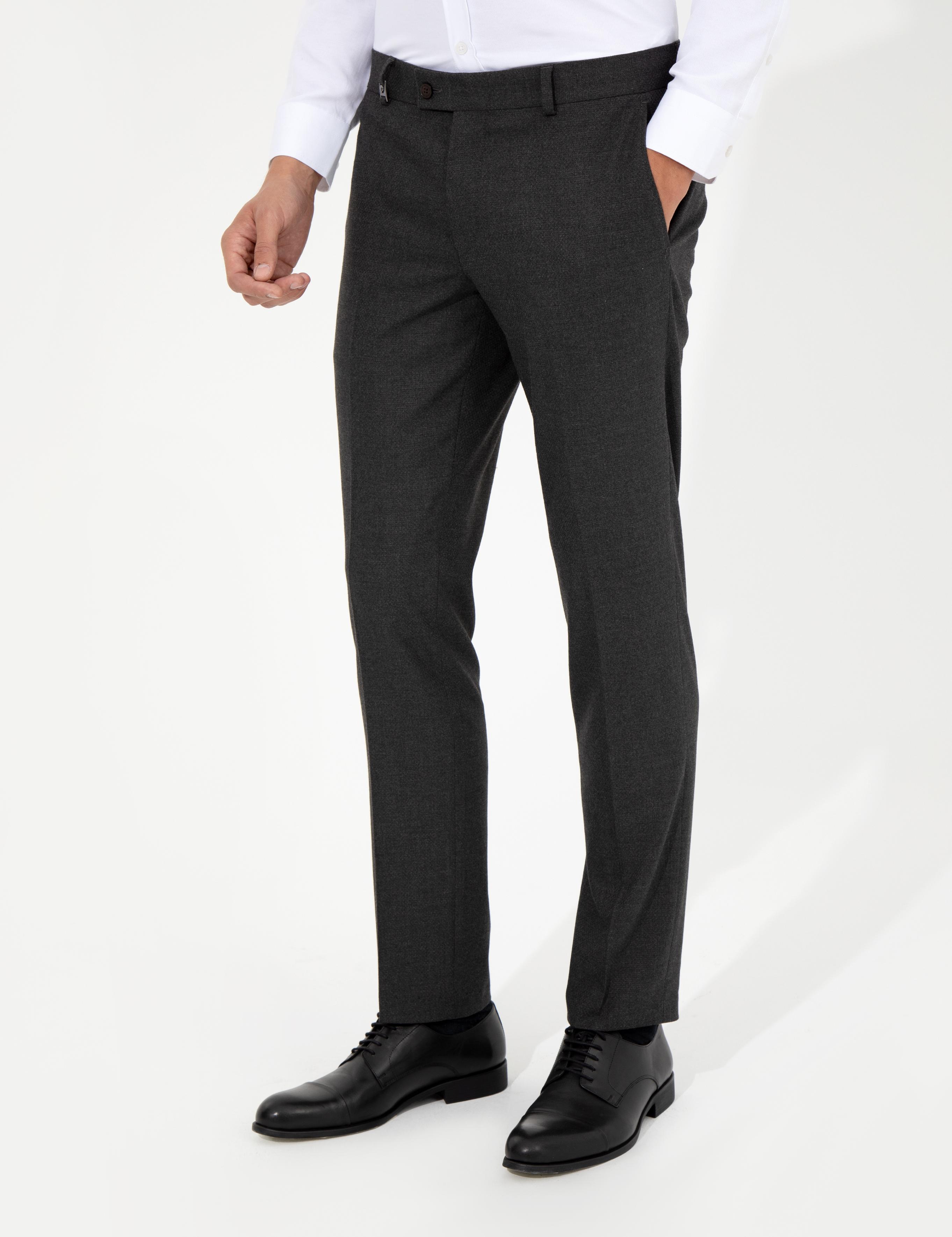 Füme Slim Fit Kumaş Pantolon