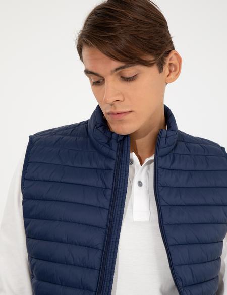 Lacivert Yelek - 50254626007