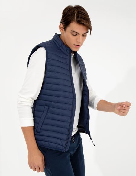 Lacivert Yelek - 50254626007