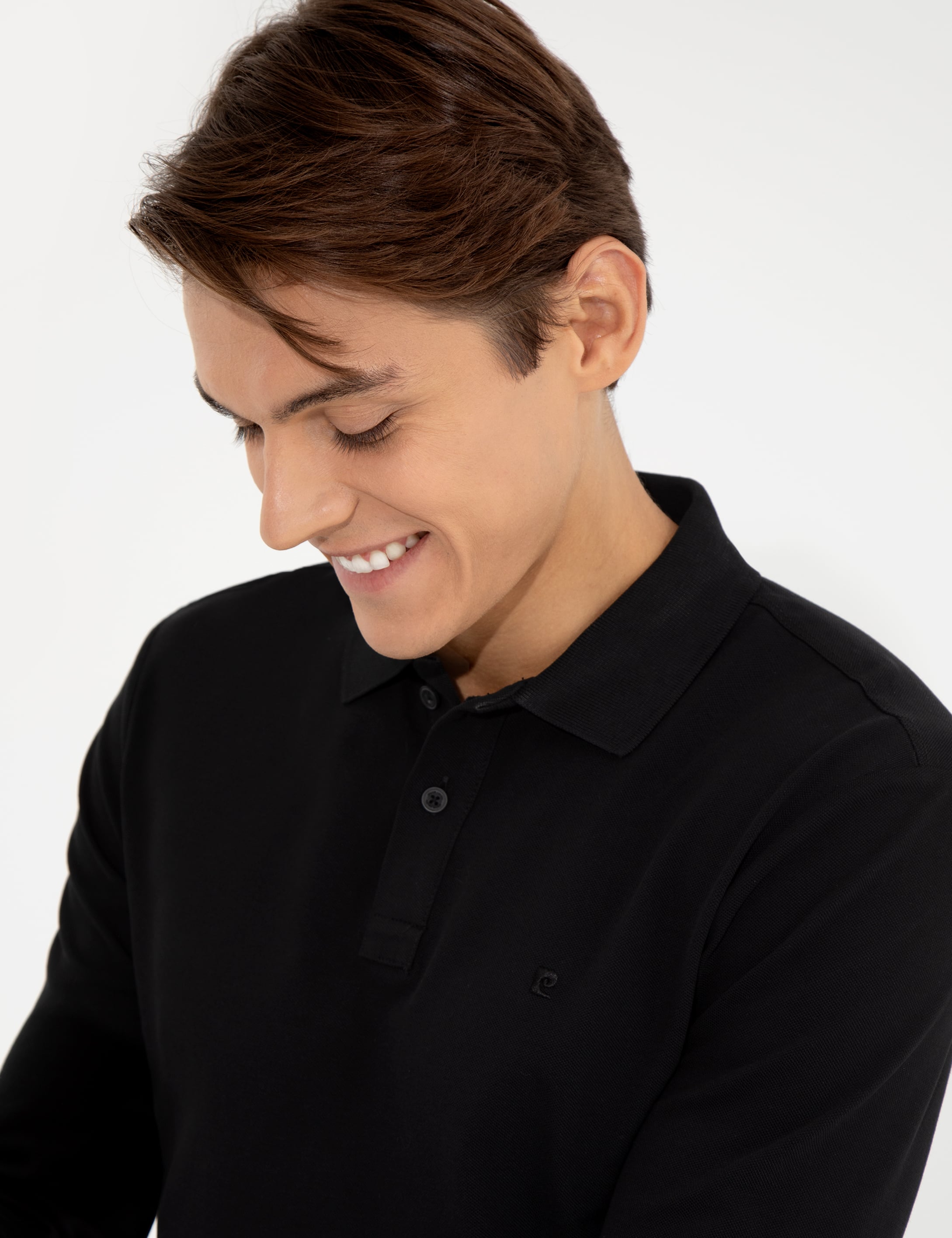 Siyah Slim Fit Sweatshirt - Image 2