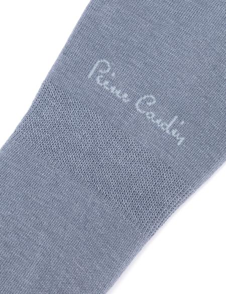 Erkek Pamuk Karışımlı Gri Babet Basic Çorap - 50258502006