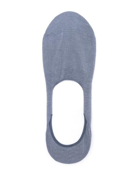 Erkek Pamuk Karışımlı Gri Babet Basic Çorap - 50258502006