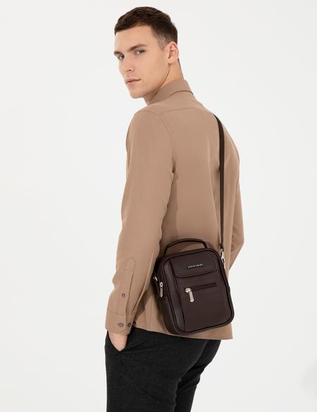 Erkek Kahverengi Askılı El Çantası - 50263636002