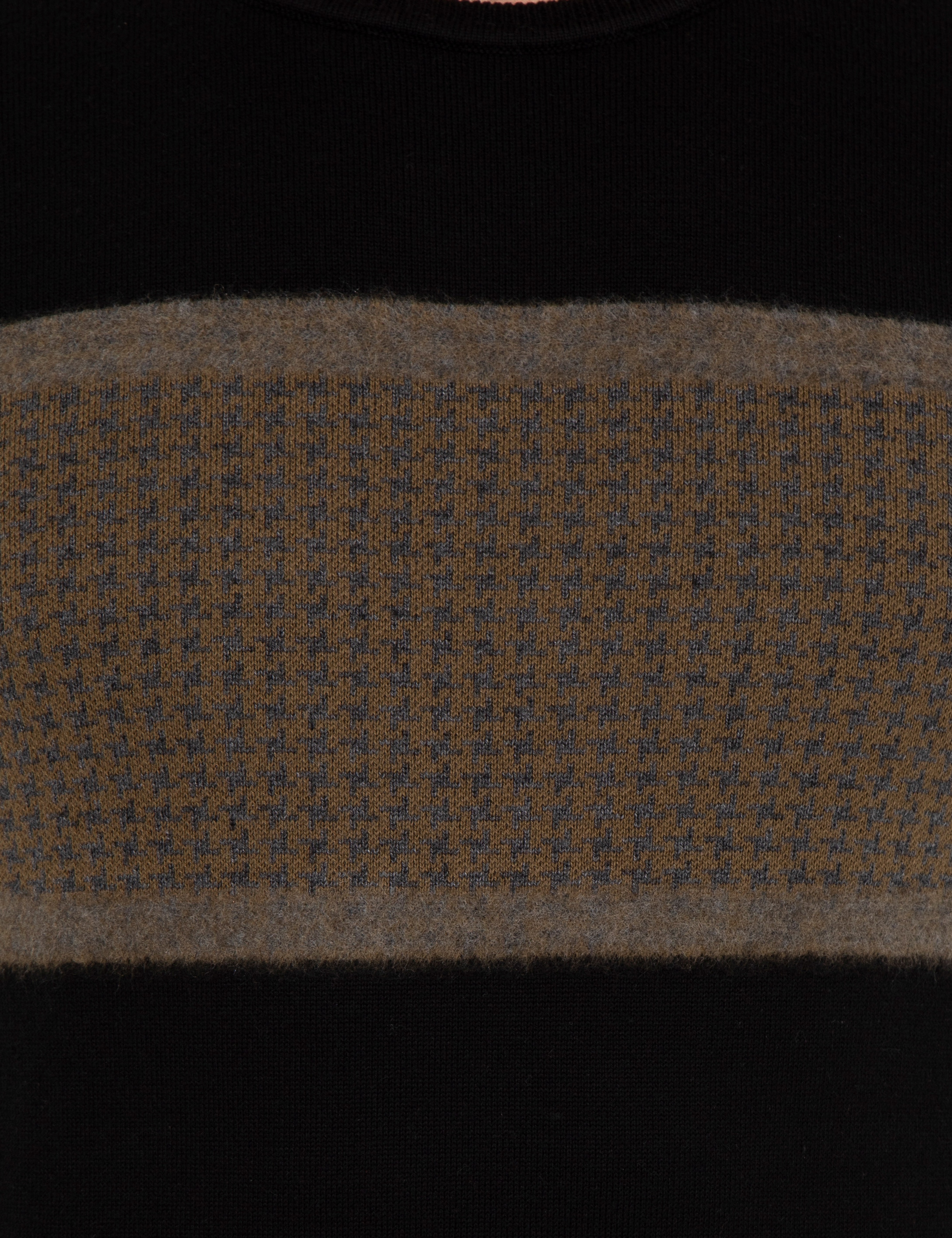 Siyah Slim Fit Triko Kazak