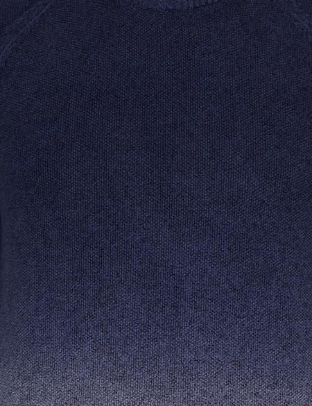 Lacivert Slim Fit Bisiklet Yaka Triko Kazak - 50227060027