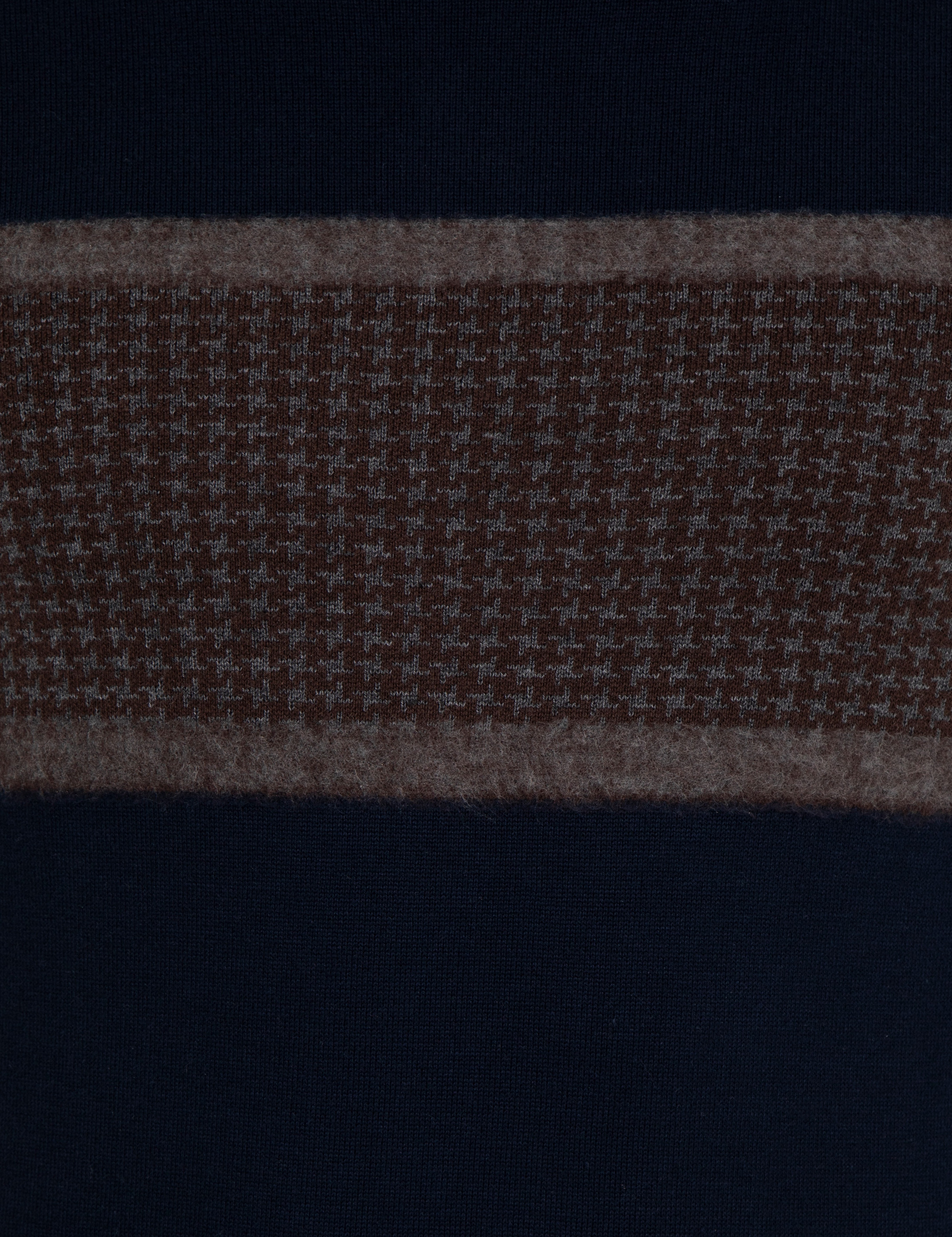 Lacivert Slim Fit Bisiklet Yaka Triko Kazak - Image 6