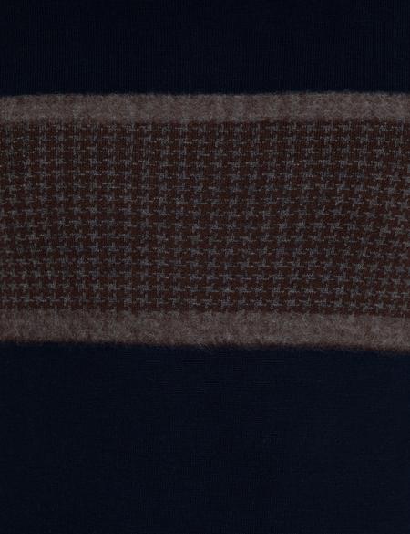 Lacivert Slim Fit Bisiklet Yaka Triko Kazak - 50227838033