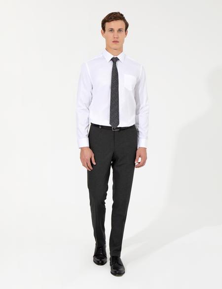 Beyaz Regular Fit Uzun Kollu Klasik Gömlek - 50258931005