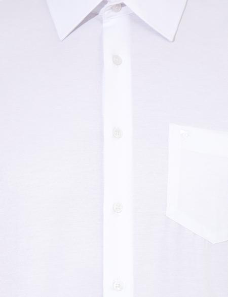 Beyaz Regular Fit Uzun Kollu Klasik Gömlek - 50258931005