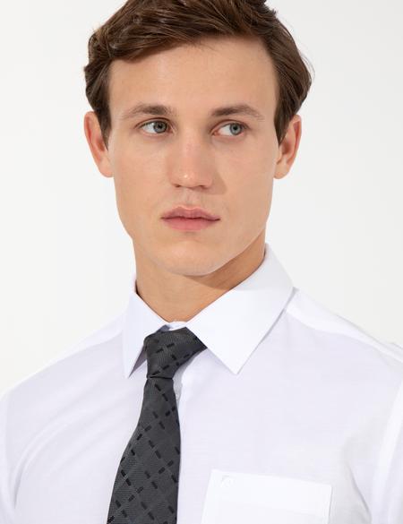 Beyaz Regular Fit Uzun Kollu Klasik Gömlek - 50258931005