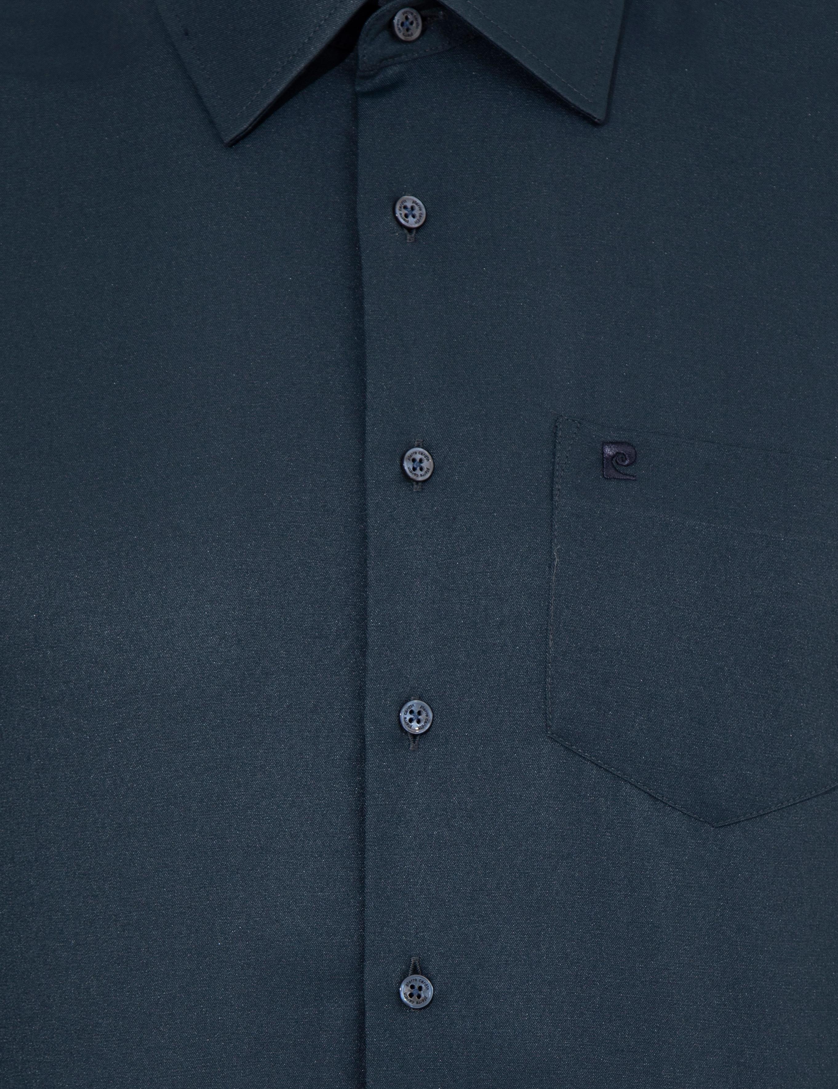 Lacivert Regular Fit Uzun Kollu Klasik Gömlek