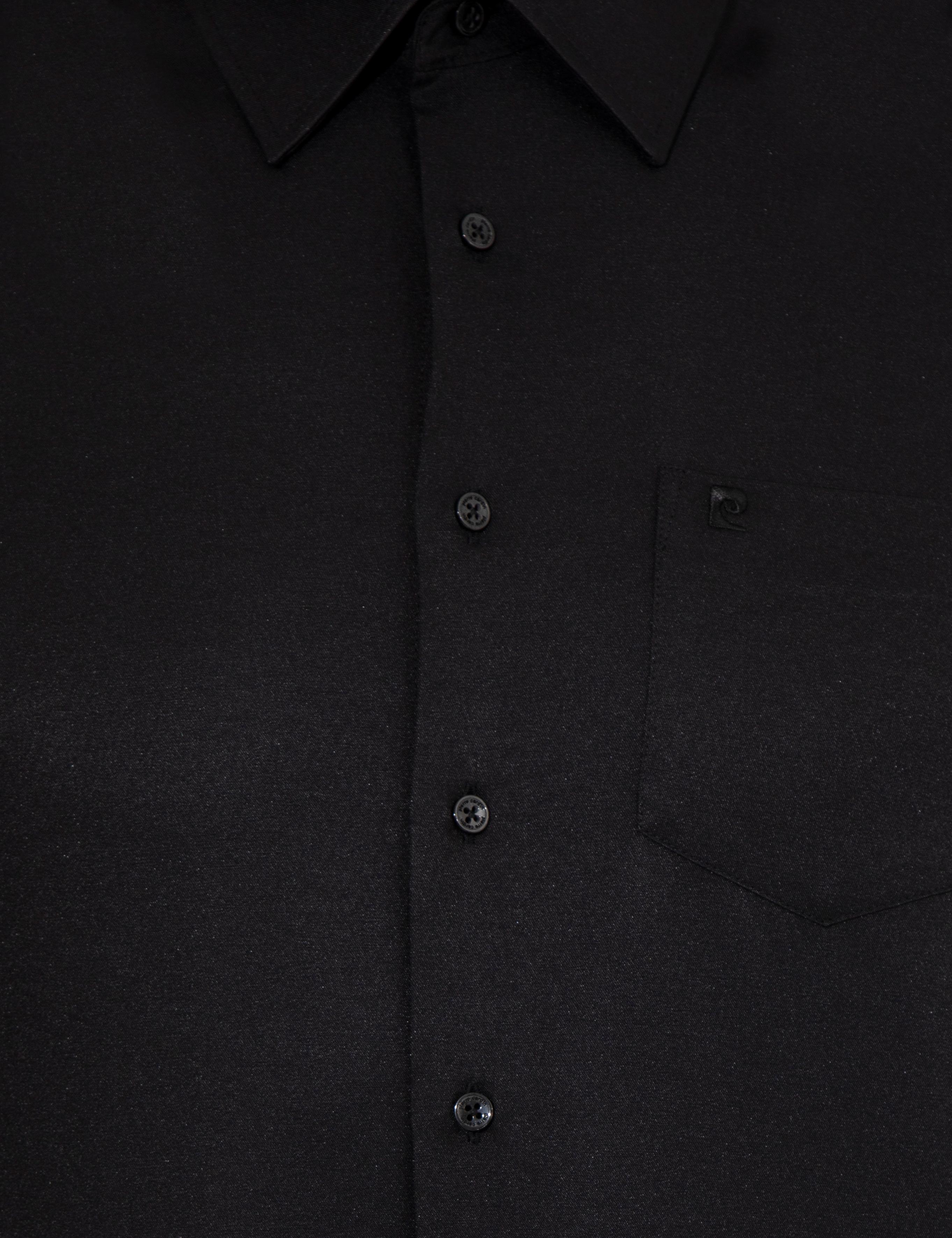 Siyah Regular Fit Uzun Kollu Klasik Gömlek