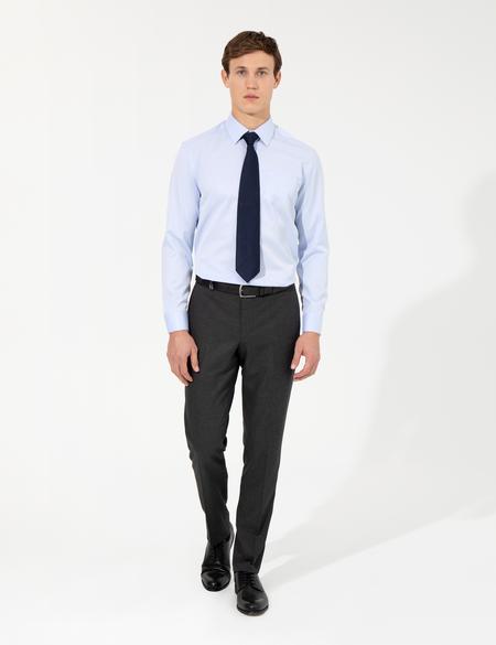 Açık Mavi Regular Fit Uzun Kollu Klasik Gömlek - 50258931023