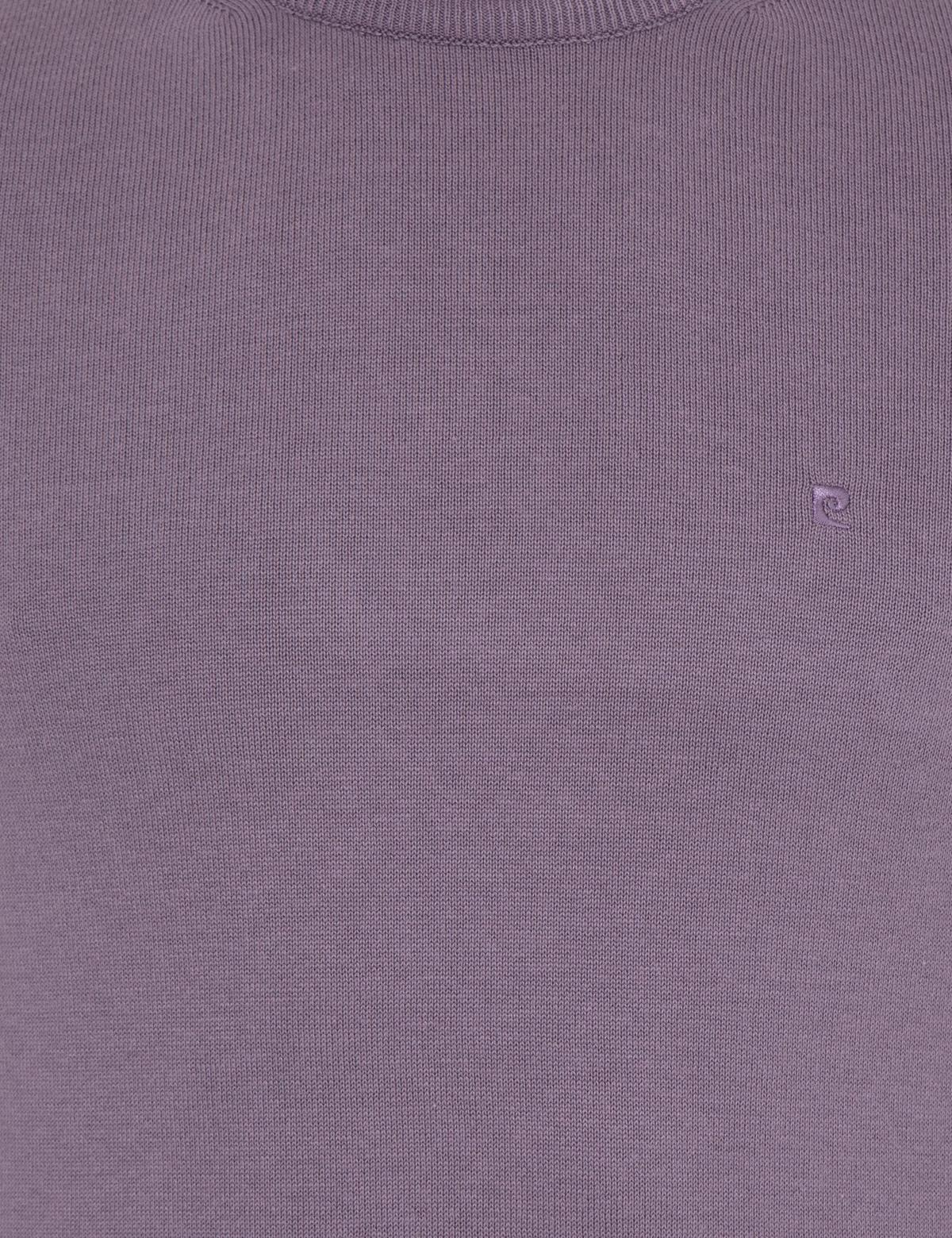 Lila Slim Fit Çeyrek Yaka Basic Triko Kazak - 50257208038