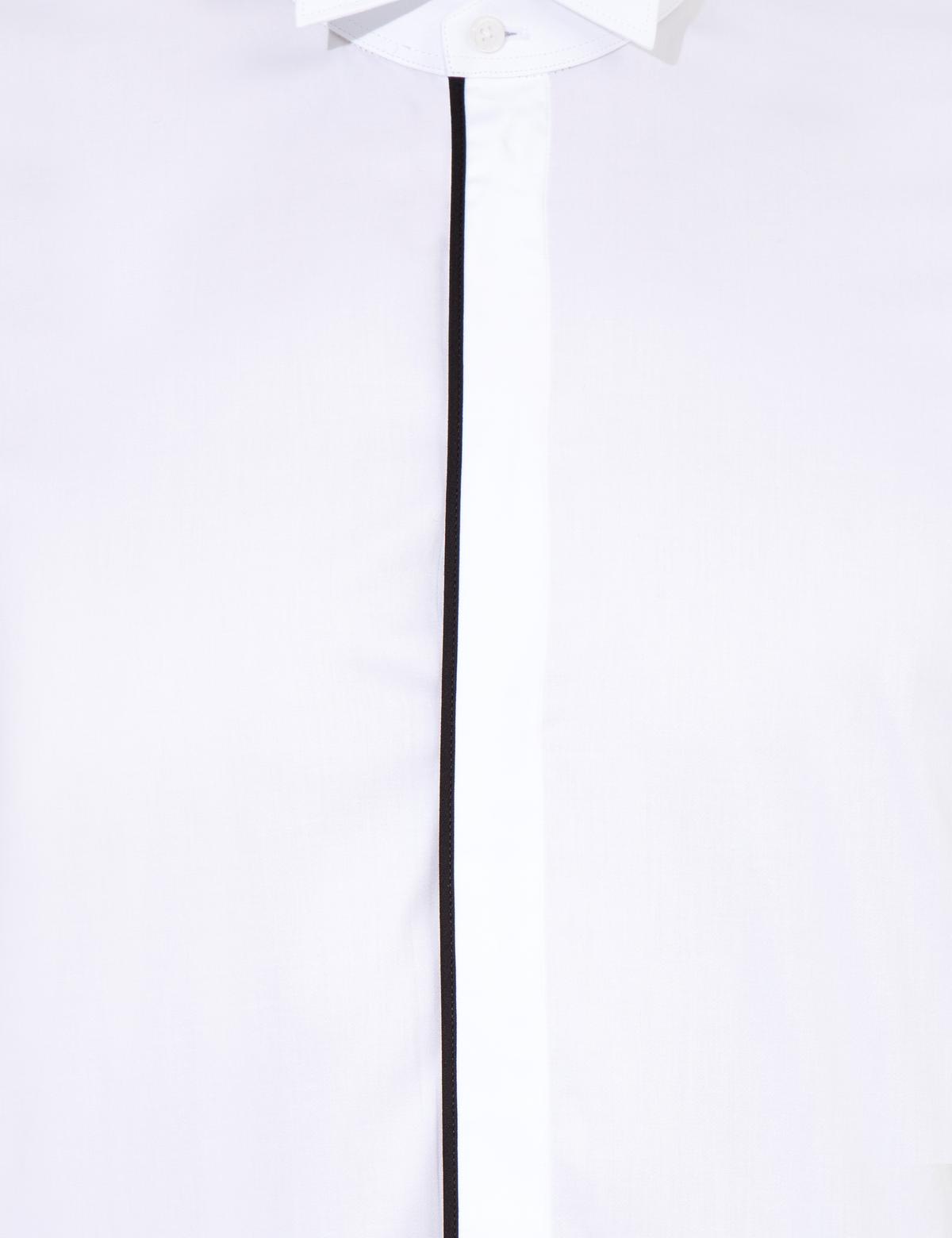 Beyaz Slim Fit Smokin Gömlek - 50251061007