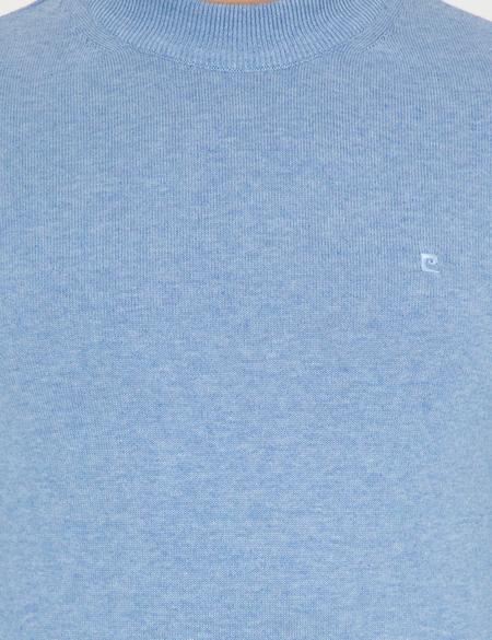 Mavi Melanj Slim Fit Çeyrek Yaka Basic Triko Kazak - 50257208028