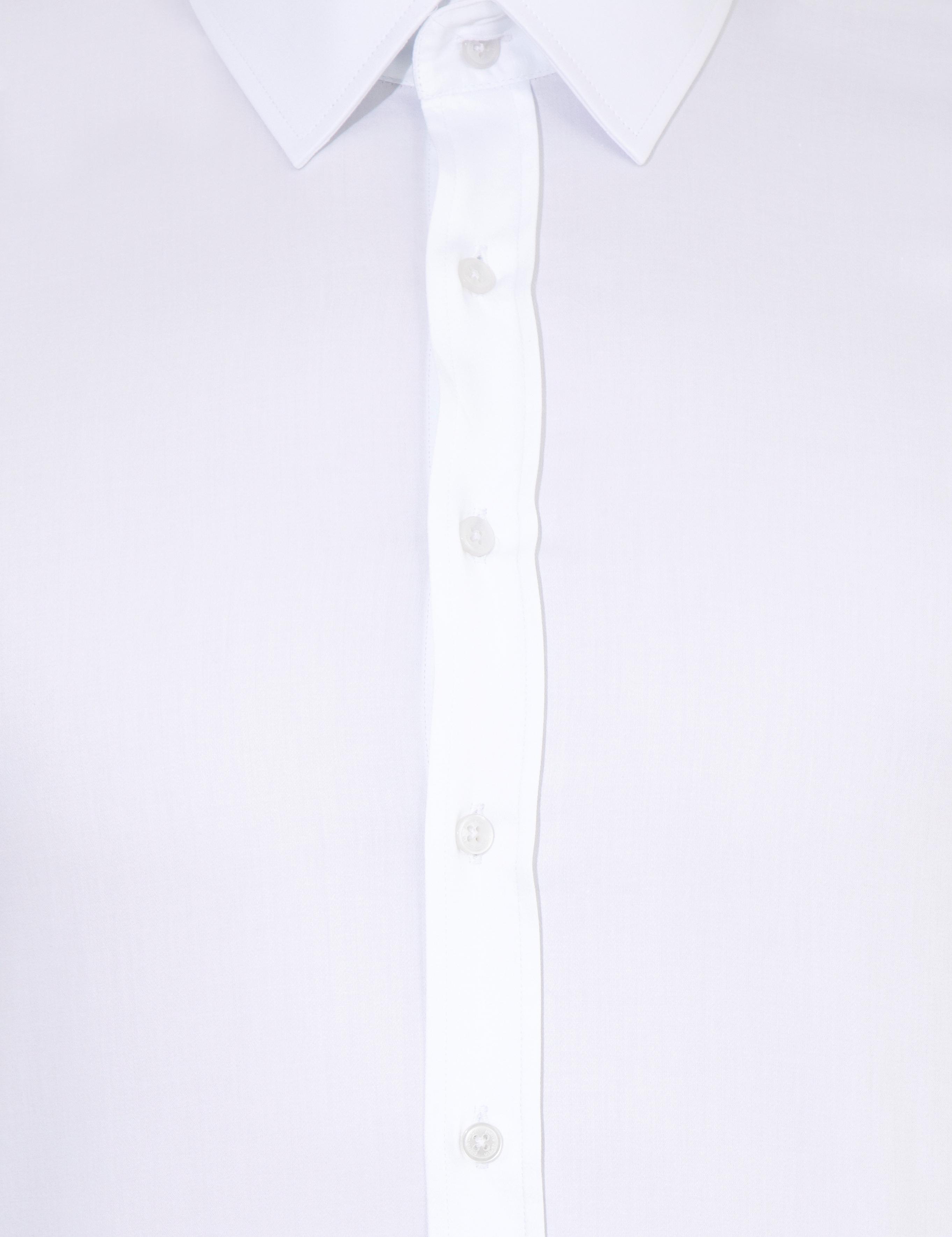 Beyaz Slim Fit Uzun Kollu Klasik Gömlek